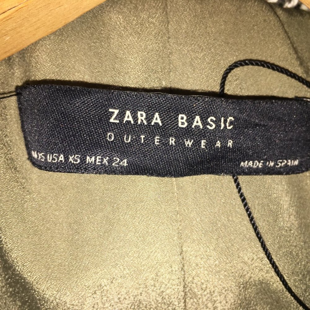 Zara Basic Double Breasted Winter Coat - image 6